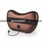 Heated Kneading Massager Neck Shoulder Back Relaxing Car Cushion Stress Relieve