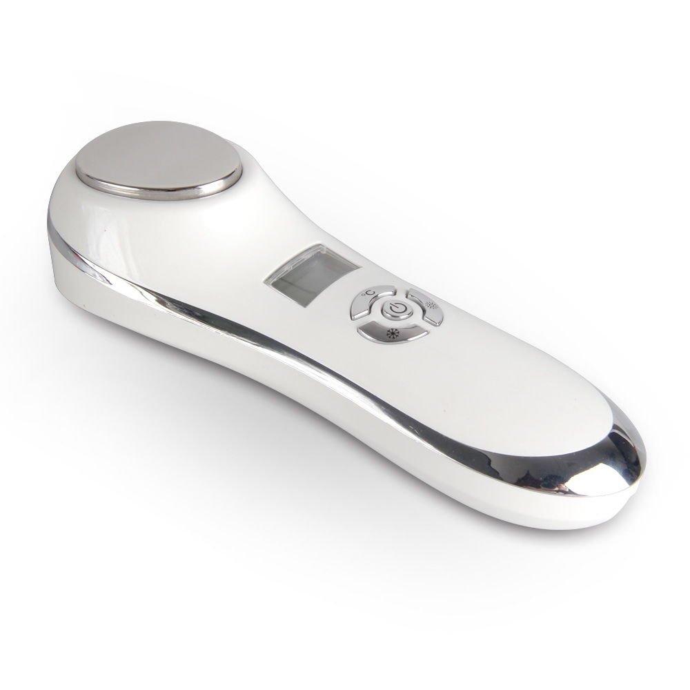 Ultrasonic Hot & Cold Ice Fire Hammer Facial Spa Vibration Device Skin Care Tool