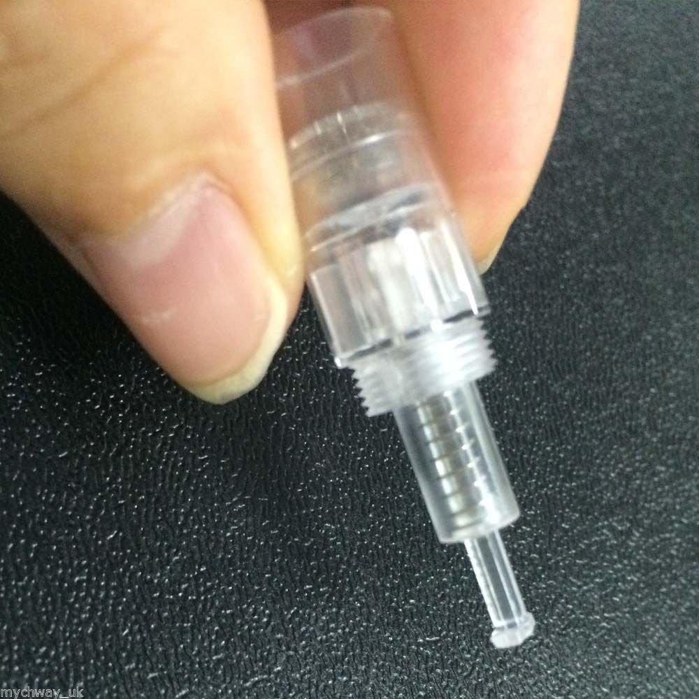 9 Needle Spiral/screw Port for Electric Auto Micro Stamp Derma Pen Replacement
