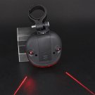 5 LED + 2 Laser Bicycle Bike Rear Tail Safety Warning Light Set Waterproof Lamp
