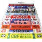 2018 World Cup Soccer Nation 32 Teams Scarfs Football Fans Souvenirs Scarves