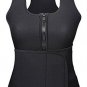 Sweat Neoprene Sauna Suit Tank Top Vest Gym Adjustable Shaper Waist Trainer Belt