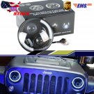 7 inch 48W LED Headlight H/L Beam White Halo Angel Eyes for Jeep Wrangler
