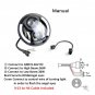 7 inch 48W LED Headlight H/L Beam White Halo Angel Eyes for Jeep Wrangler