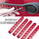 5x Aluminum 4 Door Handle Cover + Tailgate Handle Cover for JEEP Wrangler JK