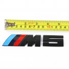 3D ///M5 Metal Auto Decal Emblem Badge Rear Truck Logo Sticker For Cars Black