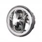 Chrome 5-3/4 innc Round Daymaker Projector LED Headlamp Light For Harley Dyna XL