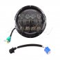 2x 7inch H4 80W LED Headlight Black Projector for Jeep Wrangler TJ JK 97-16