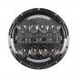 2x 7inch H4 80W LED Headlight Black Projector for Jeep Wrangler TJ JK 97-16