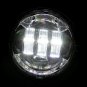 48W 7" Halo LED Silver Headlight and 4.5" Passing Lights For Harley Motorcycle