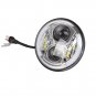 48W 7" Halo LED Silver Headlight and 4.5" Passing Lights For Harley Motorcycle