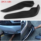 2Pcs Car Vehicle Bumper Spoiler Front Shovel Decorative Scratch Resistant Wing