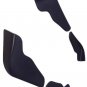 2Pcs Car Vehicle Bumper Spoiler Front Shovel Decorative Scratch Resistant Wing