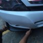 2Pcs Car Vehicle Bumper Spoiler Front Shovel Decorative Scratch Resistant Wing