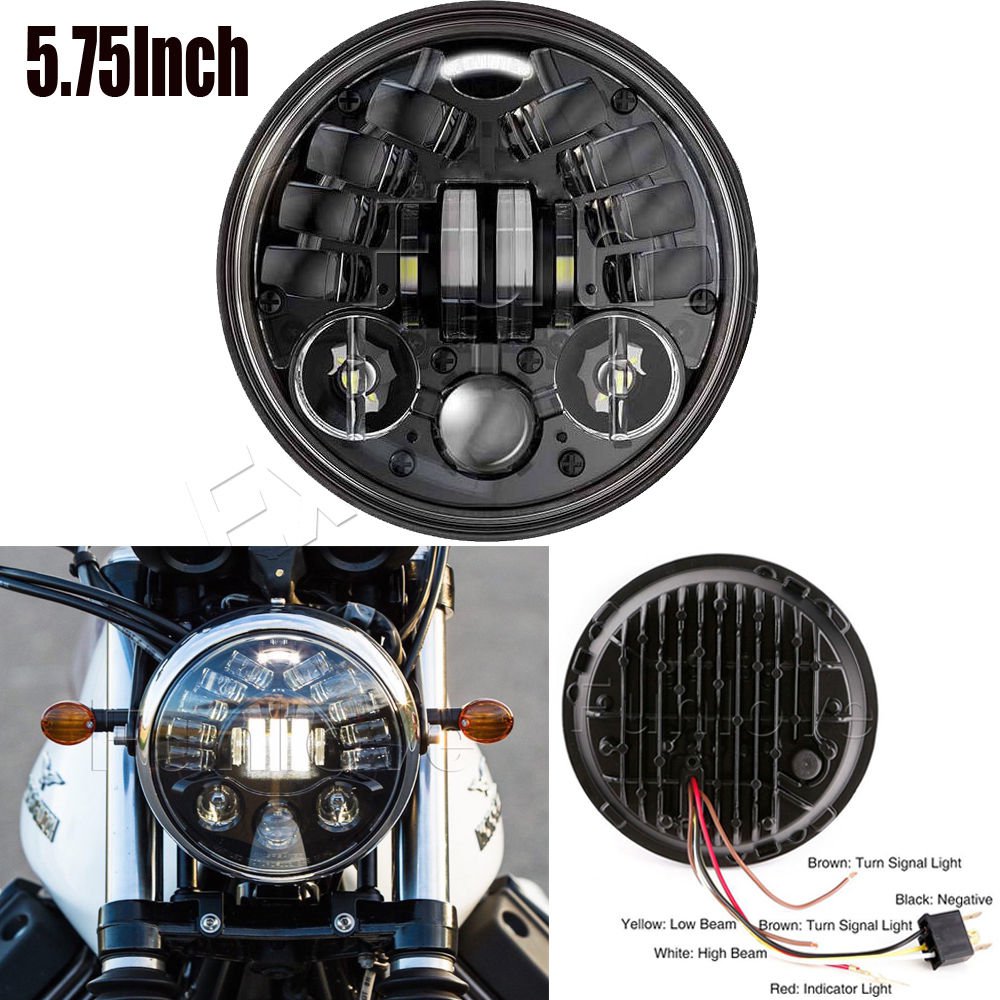 New 5-3/4 5.75 in. Daymaker LED Headlight Refit Light for Harley Motorcycle