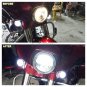 36W 7" LED daymaker Headlight& 2x 4.5" Passing Lights Halo For Harley Motorcycle