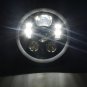 New Type 7inch LED Harley Motorcycle Headlight Daymaker Black Projector Halo DRL