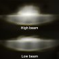 New Type 7inch LED Harley Motorcycle Headlight Daymaker Black Projector Halo DRL