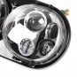 One 90W Dual LED Headlight Assembly for Harley-Road Glide Hi/Lo Beam