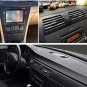 New 3D Car Interior Accessories Interior Panel Black Carbon Fiber Vinyl Sticker