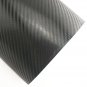 New 3D Car Interior Accessories Interior Panel Black Carbon Fiber Vinyl Sticker