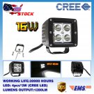 1x Dually Cube 16W CREE LED Spot Fog Driving Light For Offroad Bar Jeep Truck