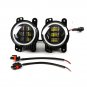Pair 4" inch 30W CREE LED Fog Light Driving Lamp DRL 2007-2015 Jeep Wrangler JK
