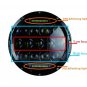 7" 75W Phillips Round LED Headlight & 2PCS Passing Lights For Harley Motorcycle