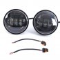 7" 75W Phillips Round LED Headlight & 2PCS Passing Lights For Harley Motorcycle