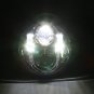 5-3/4 5.75'' 40W Chrome Daymaker Projector LED Headlight for Harley Motorcycle