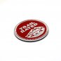 2 PACK Jeep Trail Rated 4X4 Emblem. Wrangler Decal Badge Custom Logo Pair Red