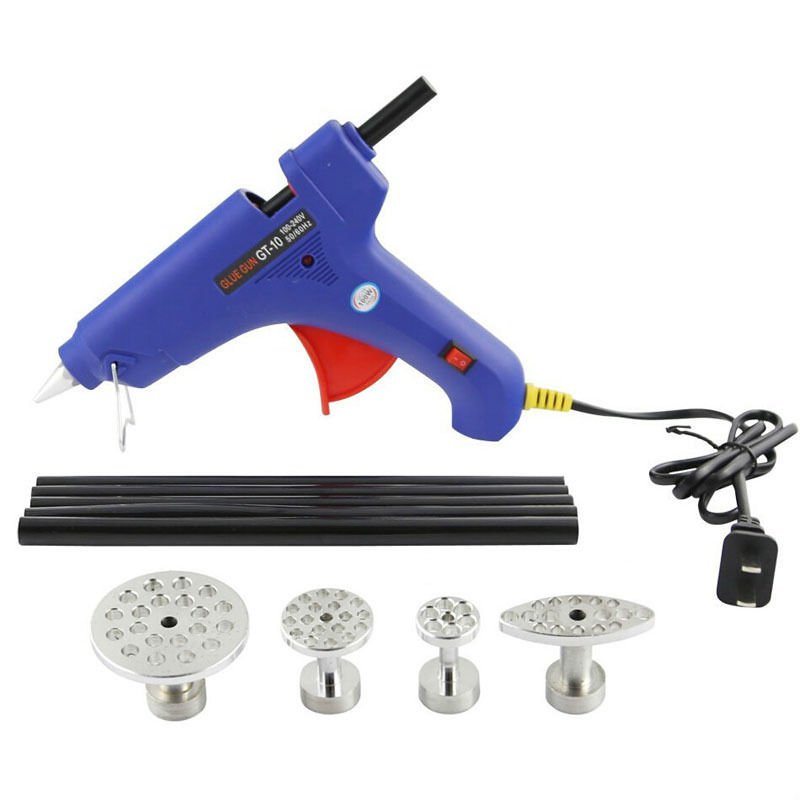 PDR Melt Glue Gun  with 10 Pcs Glue Stick and 4 Size Aluminum Glue Puller Tabs
