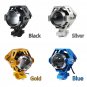2X Silver CREE U5 LED MOTORCYCLE DRIVING FLASH LIGHT FOR BMW Spot lights 125W