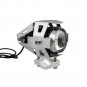 2X Silver CREE U5 LED MOTORCYCLE DRIVING FLASH LIGHT FOR BMW Spot lights 125W