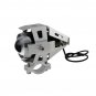 2X Silver CREE U5 LED MOTORCYCLE DRIVING FLASH LIGHT FOR BMW Spot lights 125W