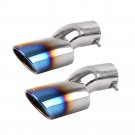 HOT FOR 16-17 HONDA CIVIC STAINLESS STEEL POLISHED MUFFLER EXHAUST TIP FINISHER