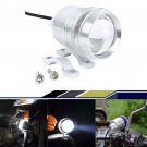 30W Cree U3 LED 12V Motorcycle Headlight White Angel Eye Driving Lamp Spotlight