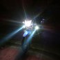 4pcs HID White Transformers Style CREE LED Spot Lights For Motorcycle BMW