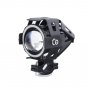 1X 125W Black Motorcycle CREE U7 LED Headlight Spot Light For BMW Yellow Eyes