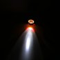 1X 125W Black Motorcycle CREE U7 LED Headlight Spot Light For BMW Yellow Eyes