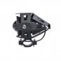 1X 125W Black Motorcycle CREE U7 LED Headlight Spot Light For BMW Yellow Eyes