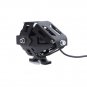 1X 125W Black Motorcycle CREE U7 LED Headlight Spot Light For BMW Yellow Eyes