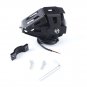 1X 125W Black Motorcycle CREE U7 LED Headlight Spot Light For BMW Yellow Eyes