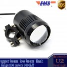 New 1x 30W Motorcycle CREE U2 LED Driving Headlight Fog Lamp Spot Light For BMW