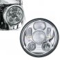 5-3/4" 5.75" Harley Motorcycle Daymaker Projector LED Headlight Lamp Bulb Chrome
