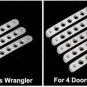 5x Aluminum 4 Door Handle Cover & Tailgate Handle Cover for JEEP Wrangler JK Hot
