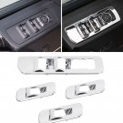 Window lift switch panel Chrome Cover trims Kit for 15-17 Ford F150 Accessories