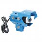 2x Blue Case U8 White LED Motorcycle Bike COB LED Projector Spot Fog Lights
