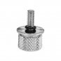 Seat Bolt Tab Screw Mount Knob Cover For Harley Fatboy Road King Softail Chrome