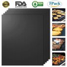 Aoocan Grill Mat Set Of 5 Non Stick BBQ Baking Mats Reusable & Easy To Clean